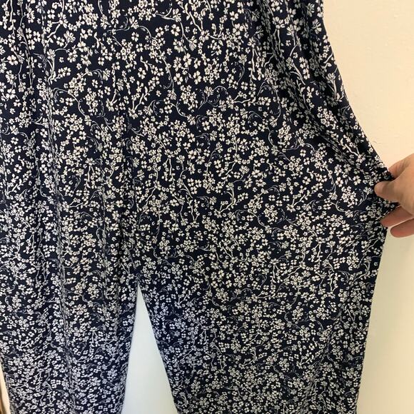 Kaileigh Women's Flora Knit Wrap Polyester Jumpsuit with Pockets Size Medium - Picture 7 of 7